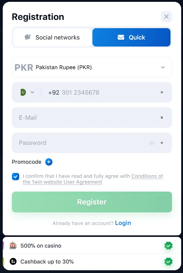 1win registration in Pakistan 1win registration in Pakistan